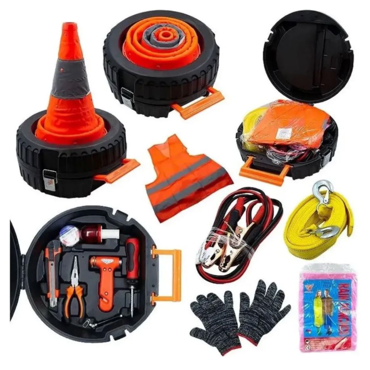Kit de Carretera Herramientas Emergencia